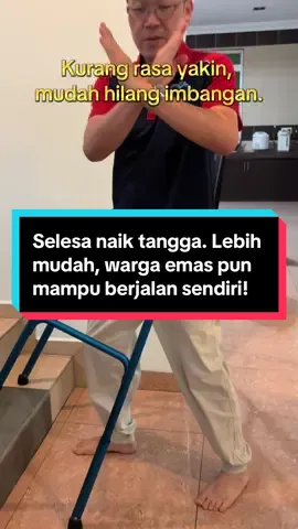 Susah nak panjat tangga? Rangka penopang tangga lipat kami, bantu selesaikan masalah kestabilan, kekuatan dan keselamatan, buat hidup lebih mudah.#darrenfoo #mobilitimudah #mobilitymadeeasy #mobilitipenting #tongkat #tongkattangga #mobilis