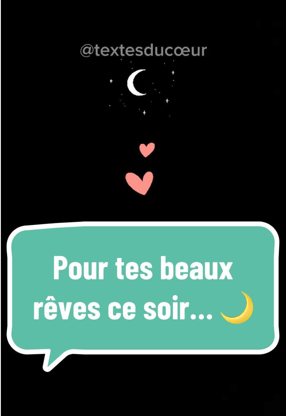 Douce nuit, beaux rêves… Ces mots simples ont le pouvoir de faire battre un cœur même à distance. Ce texte romantique de nuit est idéal pour souhaiter une bonne nuit à celui ou celle que vous aimez, exprimer vos sentiments et créer un lien fort, même à travers l’écran. Un message tendre et universel, parfait pour réchauffer un cœur et illuminer les rêves. #t#textesducoeura#amourvéritableb#bonnenuitlove #amoureux amoureuse 