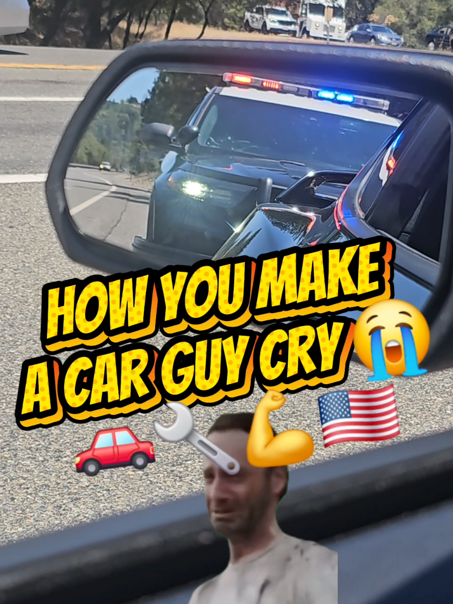 Headed To Reno Hot August Nights 2025. Trip Started Out Great. 20 mins in,  he must be a Camaro Oner he plucked me out of a group of cars. Yes Sir No Sir. I was only going 67 mph passing lane passing  #highwaypatrol  #mustangs550  #s550mustang  #makingmustangsgreatagain #mustanglife  #CapCut 