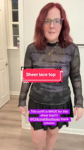 #SPOTLIGHTFINDS #TikTokShopCreatorPicks  #TTSLevelUp #TTSCreatorBash #TikTokShopBacktoSchool  #sheertop #grungeoutfit #sheertopoutfit #lacytop #chicovarfashion 