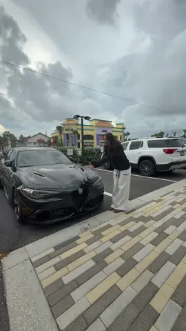 my girl🥰#foryou #carsofttiktok #car #cargirl #cartok #cars #carss #viral_video #carsoftiktok #carslover #fyp #carscene #carshow #CarTok #alfaromeo #giuliaqv 
