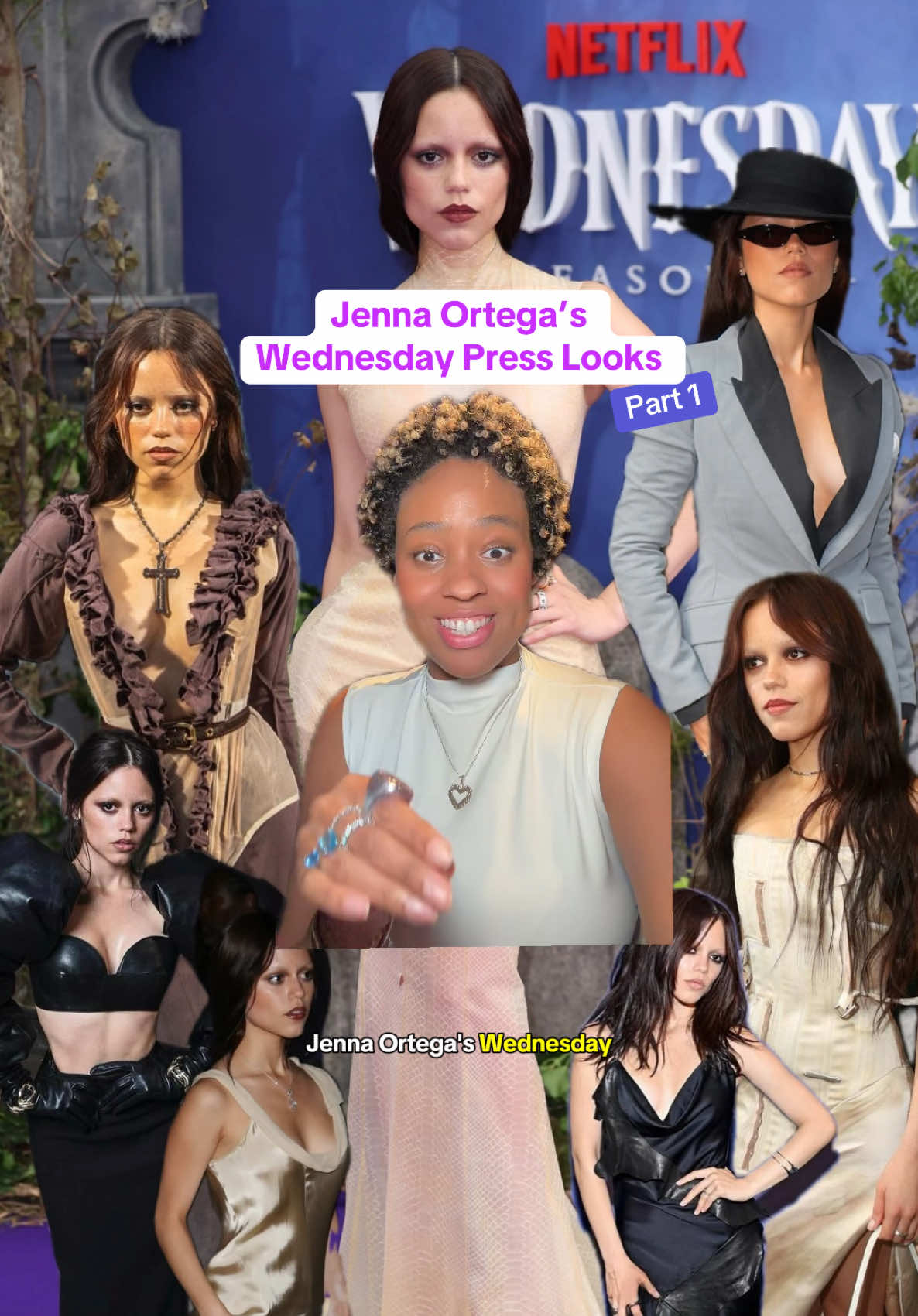 #jennaortega Wednesday looks are ISNANE. This #ashistudio look 👀 was on another level!  #wednesdayseason2 #wednesday #givenchy #redcarpetfashion 