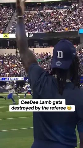 Imagine if he got hurt on that 😮‍💨 #NFL #dallascowboys #ceedelamb #referee #fail 