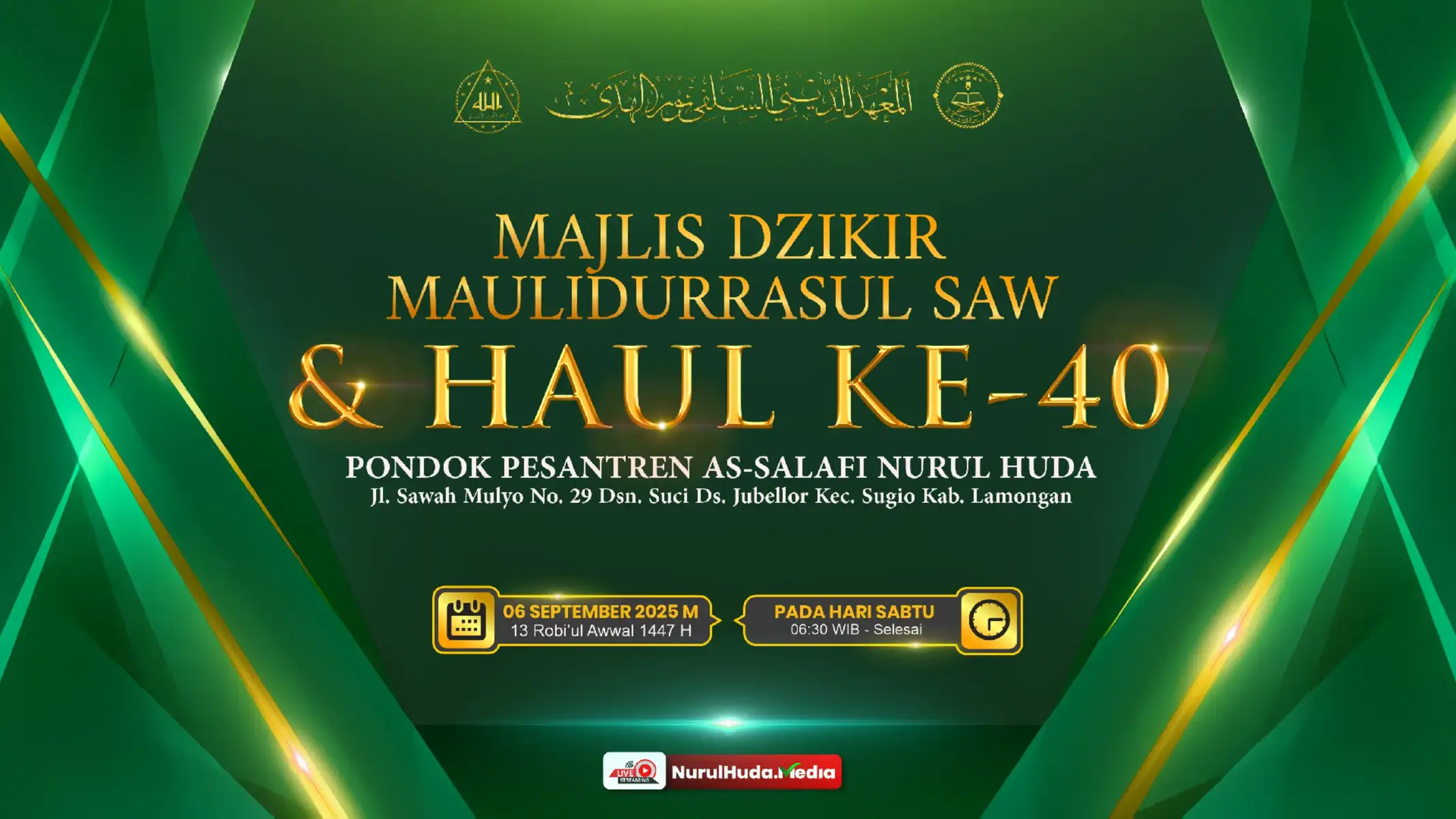 Monggo sareng-sareng rawuh Dateng Majlis Dzikir Maulidurrasul SAW dan 
