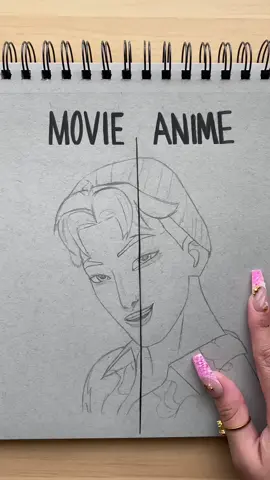 Movie Vs. Anime! Here is Abby!✨ #kpopdemonhunters #kdh #huntrix #sajaboys #youridol #kpop #abby #anime #fyp #foryou 