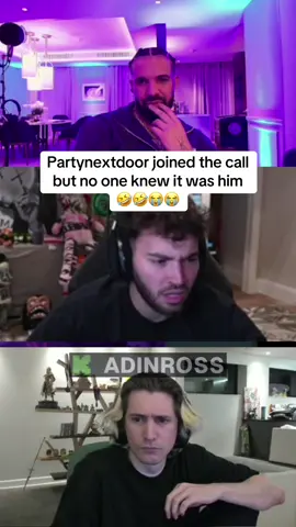 Drake didn’t recognize PND voice😭 #fyp #viral #adinross #adin #drake #adinrossclips #funny #trending #fypシ #foryoupage #partynextdoor 
