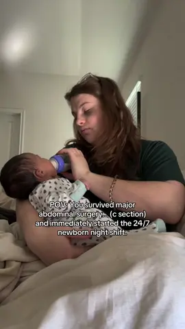 Pulled this one from the draft archives 😭 those early postpartum days feel like a fever dream 😅  #postpartum #csection #motherhood #postpartumrecovery #csectionmom #moms 