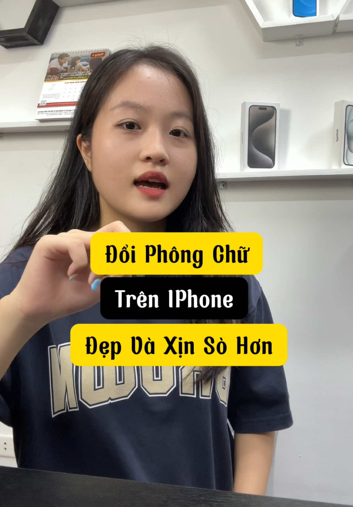 Đổi Phông Chữ Trên IPhone - Đẹp vs xịn sò hơn cực kì đơn giản #thanhcongnghe #congnghe #LearnOnTikTok #xemngaymeohay 