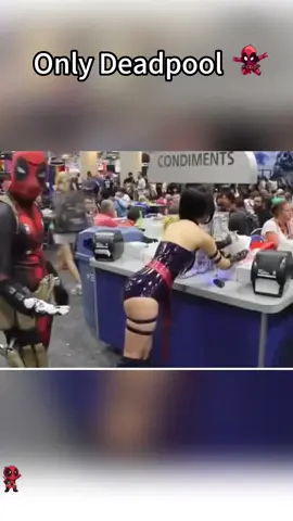 Only Deadpool can escape punishment #fyp #Usaus #disneyland #disneyparks #disney #disneyworld #tiktok #deadpool 