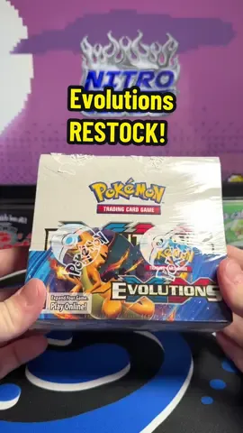 XY Evolutions is back! Let’s pull the holo Charizard tonight 🔥 #tiktoklive #pokemon #pokemoncards #charizard 