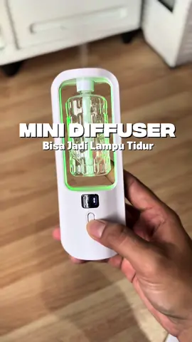 Alat sekecil ini bisa bikin 1 ruangan wangi, bisa dijadiin lampu tidur juga #humidifier #minidiffuser #pewangiruangan #parfumaromaterapi 