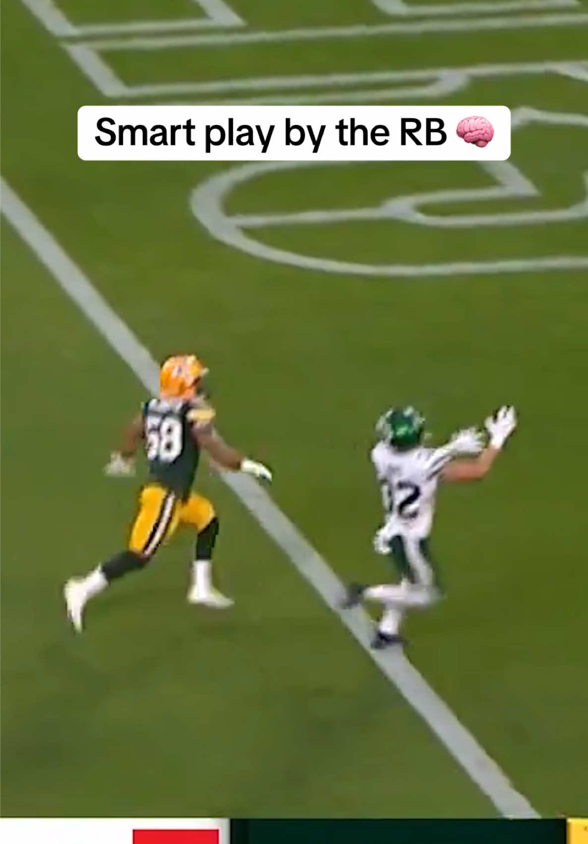 He pretended to catch the ball, clearing the way for a Justin Fields TD 🔥 #nfl #jets #newyorkjets 
