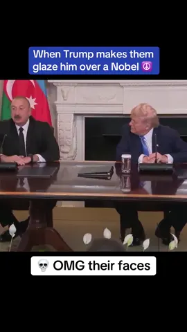 💀 OMG their faces when Trump makes them glaze him over a Nobel ☮️ #trump #trumpsupporters #donaldtrump #fyp #foryou #foryoupage #foryourpage #fypシ #maga #trending #viral #omg #wow #facts #news #breakingnews #breaking #liberal #democrat #conservative #republican Donald Trump MAGA