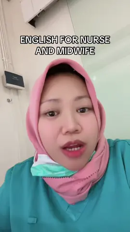belajar bahasa inggris untuk bidan dan perawat.  aku memotivasi kalian untuk belajar bahasa Inggris dan bisa membuka lebih banyak kesempatan mendapatkan pekerjaan apalagi buat kalian yg ingin jadi perawat di luar negeri  #perawat #nurse #ners #mahasiswaindonesia #mahasiswakeperawatan #bidan #belajarbahasainggris #englishfornurses #englishformidwife 