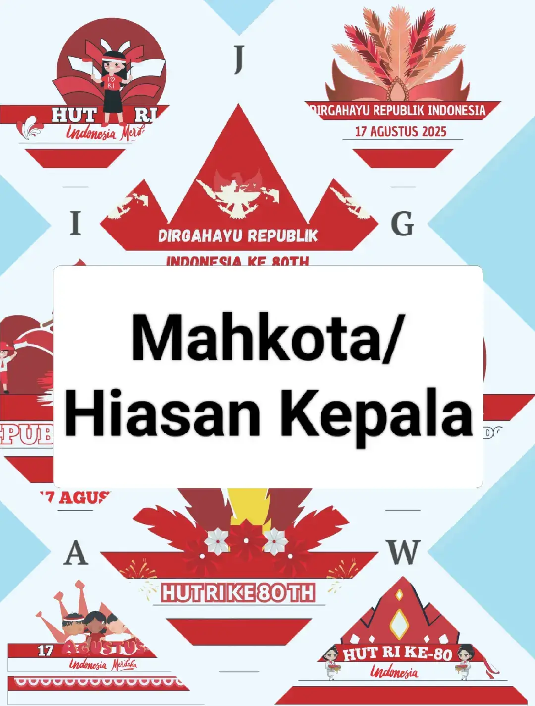 Mahkota hari kemerdekaan / Hiasan kepala hari kemerdekaan bisa di print di kertas art paper yang tebal atau di kertas photo supaya lbh gloss.#hiasankepalakemerdekaan #mahkotaharikemerdekaan #mahkotaagustusan #hiasankepalagustusan #kurikulummerdeka #seni #gurusd 