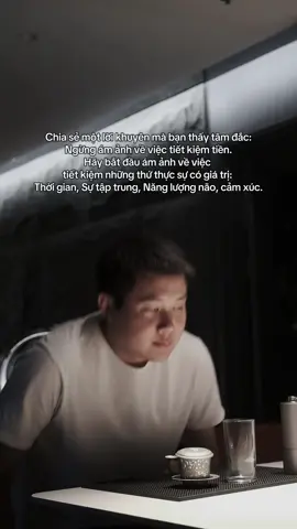 Chia sẻ một lời khuyên mà bạn thấy tâm đắc. Tui trước: Ngừng ám ảnh về việc tiết kiệm tiền. Hãy bắt đầu ám ảnh về việc tiết kiệm những thứ thực sự có giá trị: Thời gian, Sự tập trung, Năng lượng não, cảm xúc.
