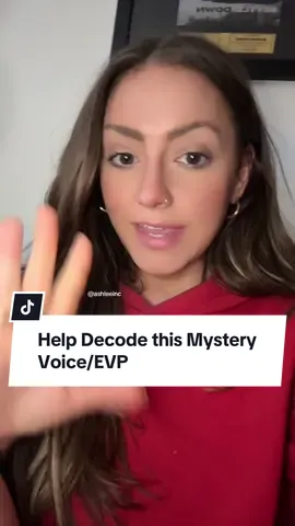 Interactive spooky scary storytime: Help us decode this mystery voice/EVP (ghost?) caught on a voice recording after the passing of a man named Tom. This is Cory’s story. (Also, happy birthday Koree! 🎈) #supernatural #paranormal 