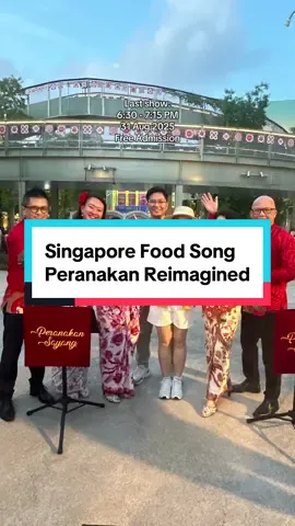 Singapore Food Song 🇸🇬  📍Last Show: ⏰ 6:30 - 7:15 PM 🗓️ 31 Aug 2025 📍Sentosa, Singapore 📍Free Admission Nghe nhạc vui lắm ạ ☺️☺️ #thơvàcuộcsốngởSingapore #tiktokvn🇻🇳 #ngườiviệtsốngtạisingapore #sg60 #peranakanreimaged #sentosa 