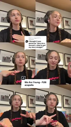 Replying to @reagan1477 didn’t wanna leave yall hangin lol #acapella #fun #weareyoung #harmony 