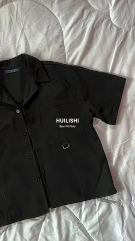 fav boxy polo from huilishi😩🤙🏻 #huilishi #boxpolo #outfit #outfitideas #boxypoloshirt #croppedpolo #fyp 