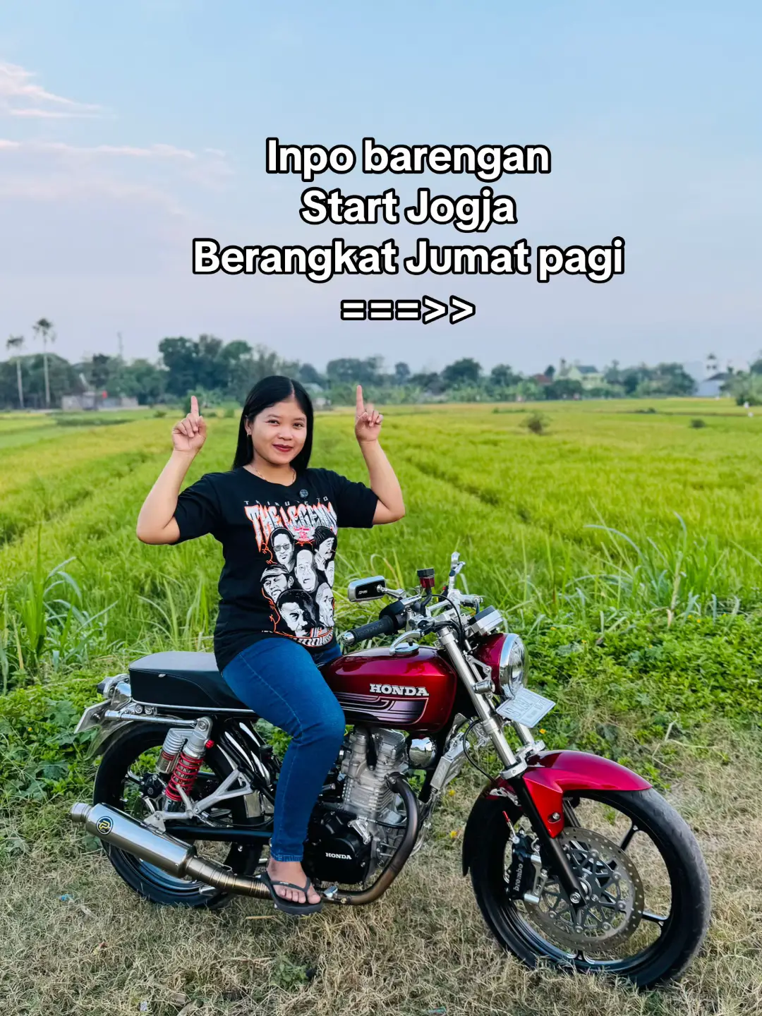 Ayo bolo gasss bareng aku 🔥🔥🔥 #fyp #cbindonesia #tributetothelegends #cbjateng #infoacaratouring  @OFFICIAL CB INDONESIA  @Mbak Rin BAKOEL KAOS JOGJA 