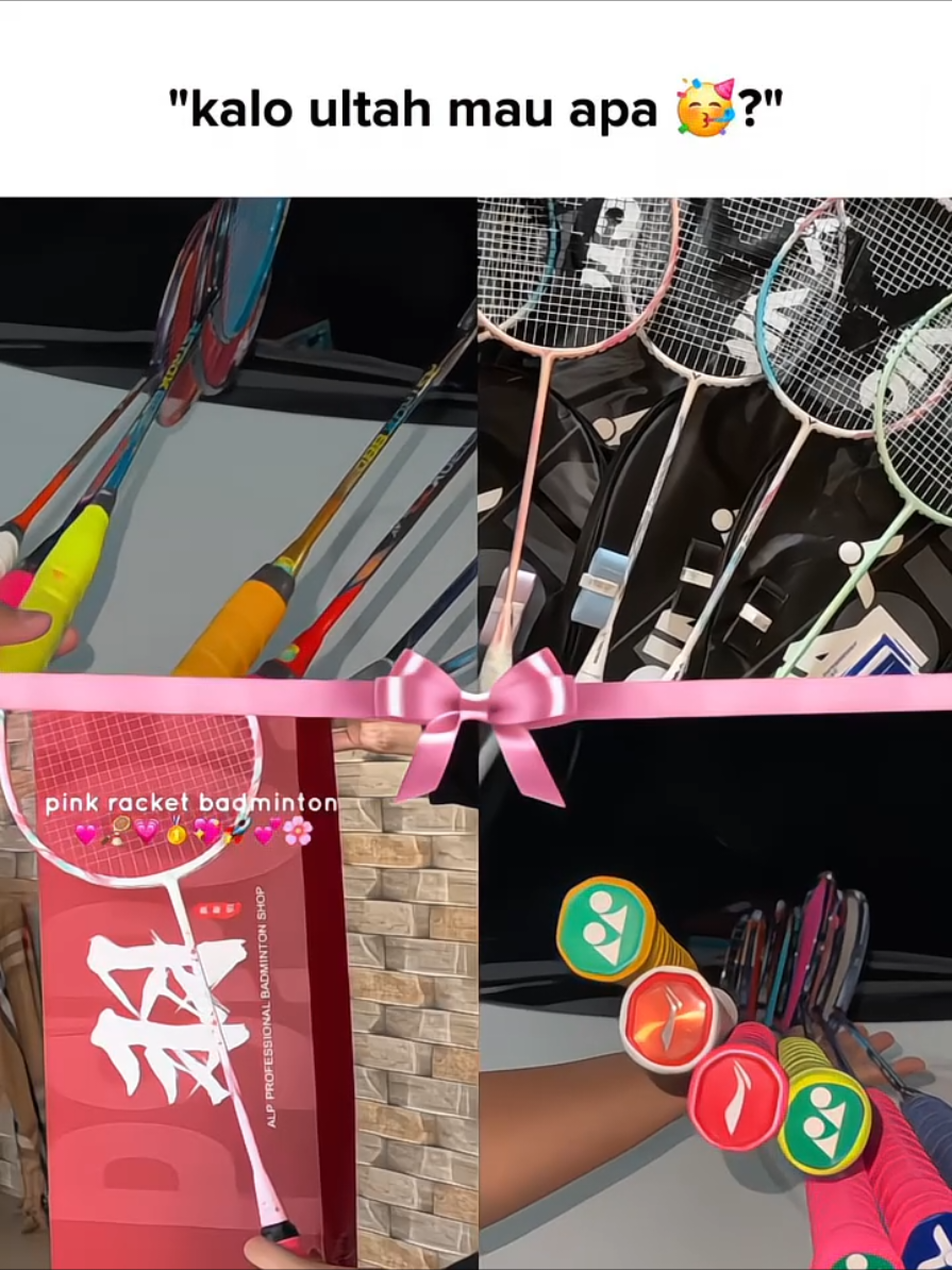 Membalas @n850796 atau yg ini 🎁💫  Victor bowleehh 🔥 Yonex bowleehh 😍 Lining juga bowleehh 🥰 . . #ultahmauapa? #raketbadminton  #kalianmauhadiahapa #fyp #bismillahfyp 