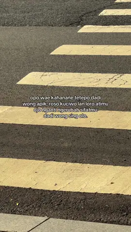 ojo dadi wong sing olo cah
