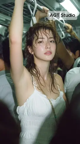 満員電車の憂鬱#ai #rushhour #beauty #aigirl #ai美女 