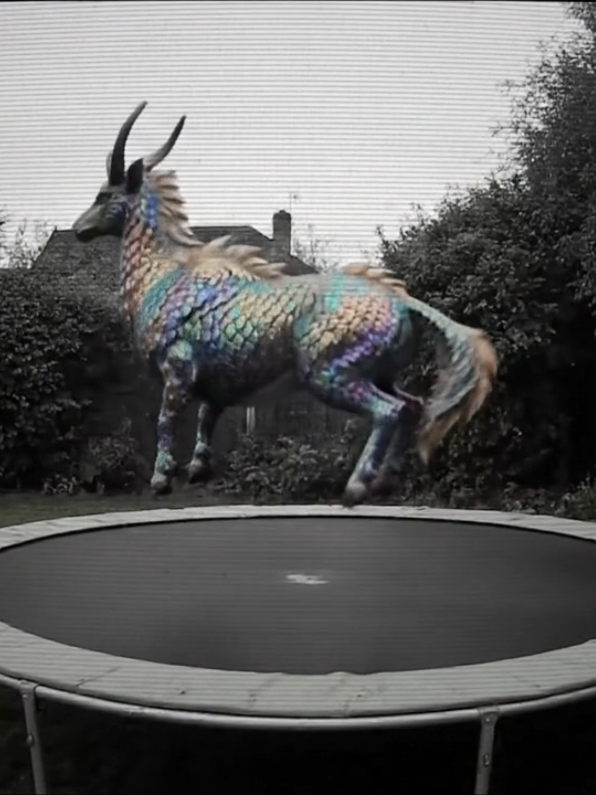 #Qilin #trampoline #trending #funny #fyp 