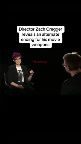 Zach cregger reveals his original ending for the movie weapons. . #weapons #movie #movieclips #movietok #review #zachcregger #director #clips #fypシ #fyp #