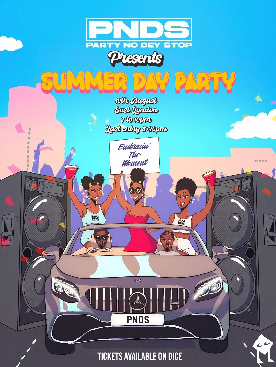 🎉☀️ Join us for the ultimate day party! 🕺💃🍹 Good vibes, great music, and endless fun! 🎶✨