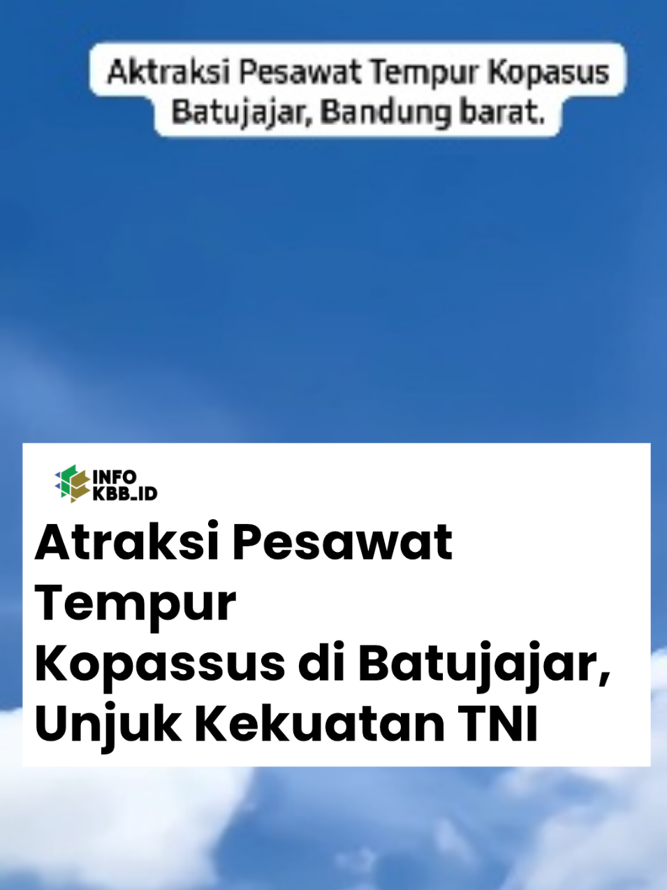 Upacara Gelar Pasukan Operasional dan Kehormatan Militer pada Minggu (10/8/2025) di Batujajar, Kabupaten Bandung Barat, ini menjadi salah satu unjuk kekuatan terbesar TNI dalam beberapa tahun terakhir.  Pusat Penerangan (Puspen) TNI memastikan, momen ini akan memperlihatkan sinergi tiga matra TNI, yakni Darat, Laut, dan Udara, dalam sebuah rangkaian atraksi militer spektakuler. #batujajarbandungbarat #batujajar 