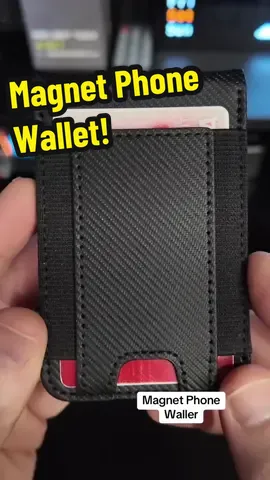 Carbon Fiber Magnet Phone Wallet #creatorsearchinsights #phonewallet #magsafe #magsafewallet #magnetphonewallet 