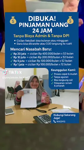 ayo bunda tunggu apa lagi uang lagi nungguin ni 💯% pasti ACC☺️🙏 #💯💯💯💯💯💯💯💯💯💯💯💯 #amanah #cepat #pencairancepat #modalusaha #pinjamanonline #dana #pinjamanuang #pencairancepat #modal #Usaha #beritatiktok 