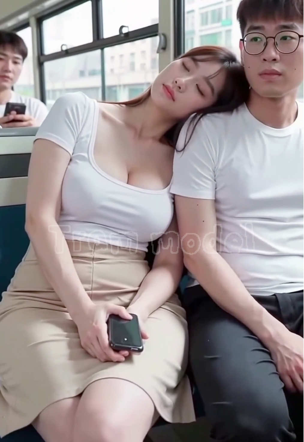Ai đã từng không thể cử động được tay và vai chưa, chỉ sợ người lạ tỉnh giấc #thoitrangcongso #trammodel #bus #trending #CapCut 