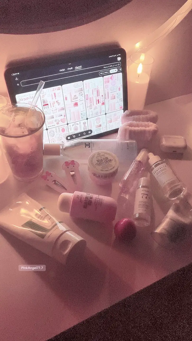تحبون ذي الأجواء 🎀🎐🤍🪞🫧 @skin1004_influencers @anua_influencers @Sol de Janeiro @YesStyle @YesStyleInfluencers @OLIVE YOUNG Global @COSRX Official #explore #viralvideo #pink #kpop #plzviralvideo #skincare #mymelody 