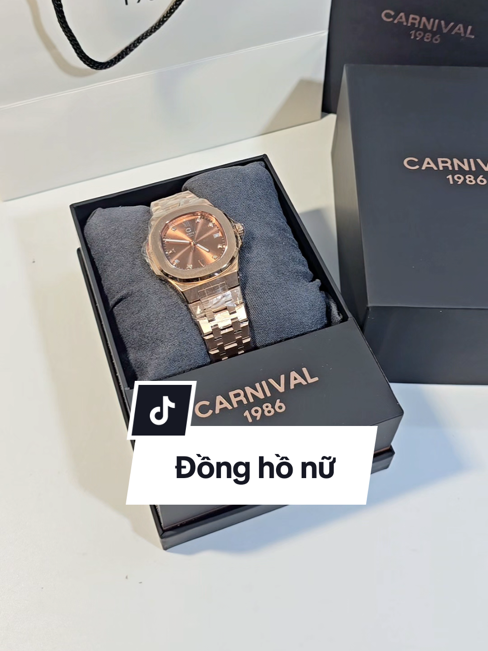 Đồng hồ Carnival #dongho #donghonu #carnival #donghodoi #donghodeotay #review #viralvideo #viral #tiktokshop 
