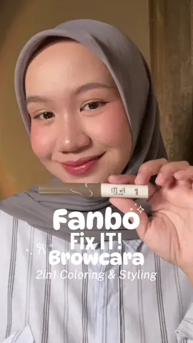 Worth to try browcara lokal dari @Fanbo 😍🫶🏻✨💖 #browcara #browcaralokal #fanbocosmetics #browtutorial #eyemakeup 