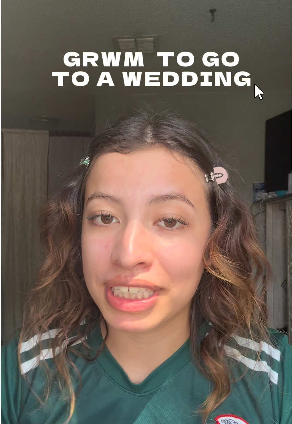I gotta start doing my makeup more often , I feel so purty🥸 #fyp #capcut #wedding #momtok #grwm #fun 