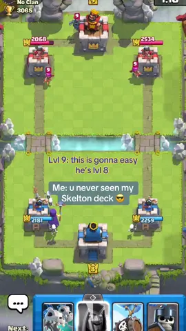My new Skelton deck #fyp #clashroyale #clashroyalememes #josuvaa #GamingOnTikTok #skeltons #clashroyaledaily 