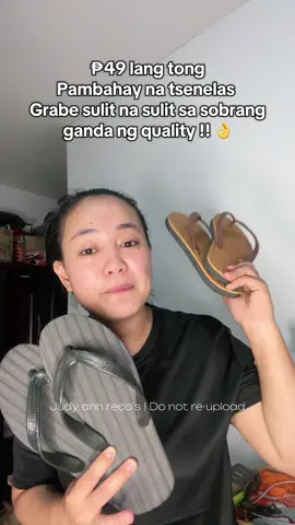 ₱49 na tsenelas pambahay sobrang mura tapos ang ganda pa ng quality, comfy sa paa , lightweight and durable pwede pang out-door at in-door 👌💯    #slippers #slipper #safarislippers #slippersforwomen #slippersformen 