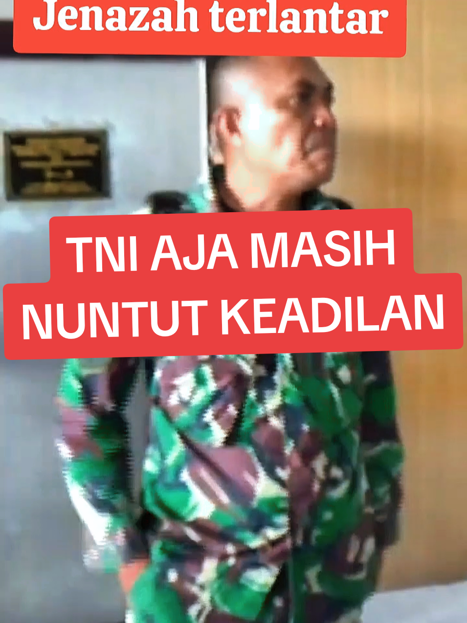 Ini anak & bpk nya TNI. Mereka yang keluarga militer aja masih nuntut keadilan.  apa lagi rakyat biasa?  #pradaluckynamo #keadilan #butuhkeadilan #fyp 