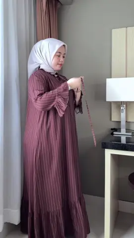 kamila dress rayon (udah ada furing) 🤎🩶 #viraltiktok #ootdfashion #outfitideas 