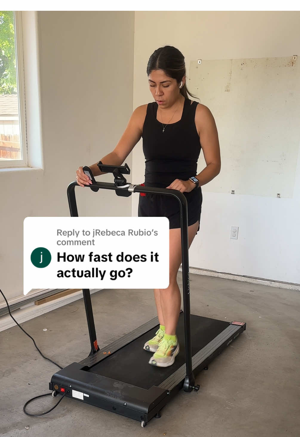 Replying to @jRebeca Rubio  I hope this explains how fast and great this treadmill actually it is! Been loving my @Lichico.US 2-in-1 treadmill 👏🏻🤩  #lichico #lichicotreadmill #tiktokshop #tiktokshopbacktoschool #walkingpad 