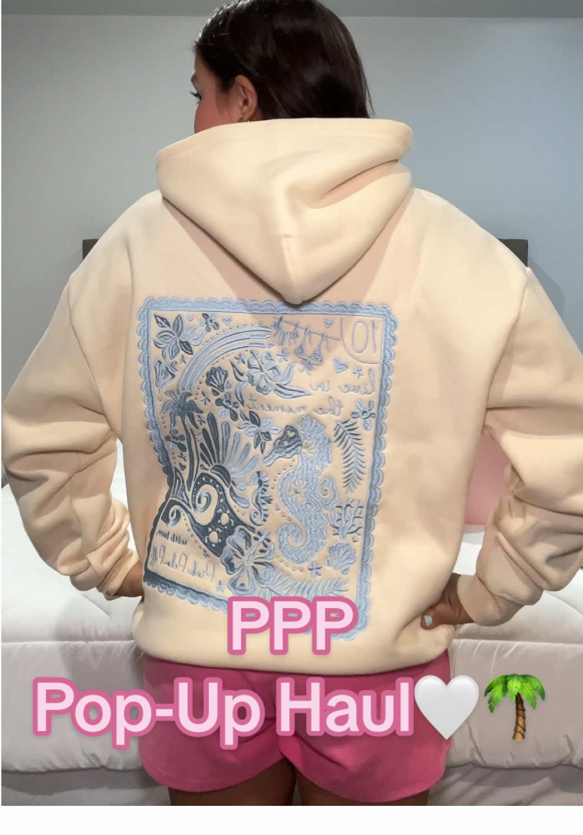 @PINK PALM PUFF  Pop Up Haul🤍🌴 #pinkpalmpuff #pinkpalmpuffpopup #pinkpalmpuffhoodie #haul #trending #fyp #foryoupagе 