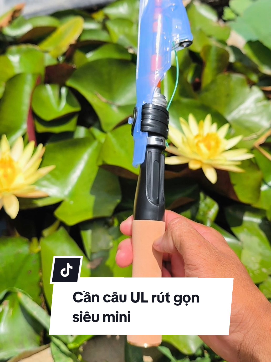Cần câu UL rút gọn siêu mini #fishing #anhthufishing #cauca #xuhuong 
