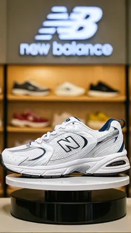 NB 530 Balance 530 White Natural Indigo White Silver Grey Navy Blue Original 100% #NB #Newbalance #Sepatu #Sepatupria #Sepatuwanita 