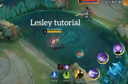 Lesley skill tutorial #MLBB #mobilelegendsbangbang #lesleymlbb #fyp#