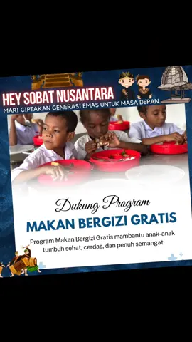 Gizi yang baik hari ini, prestasi tinggi di masa depan. #GenerasiSehat #IndonesiaMaju