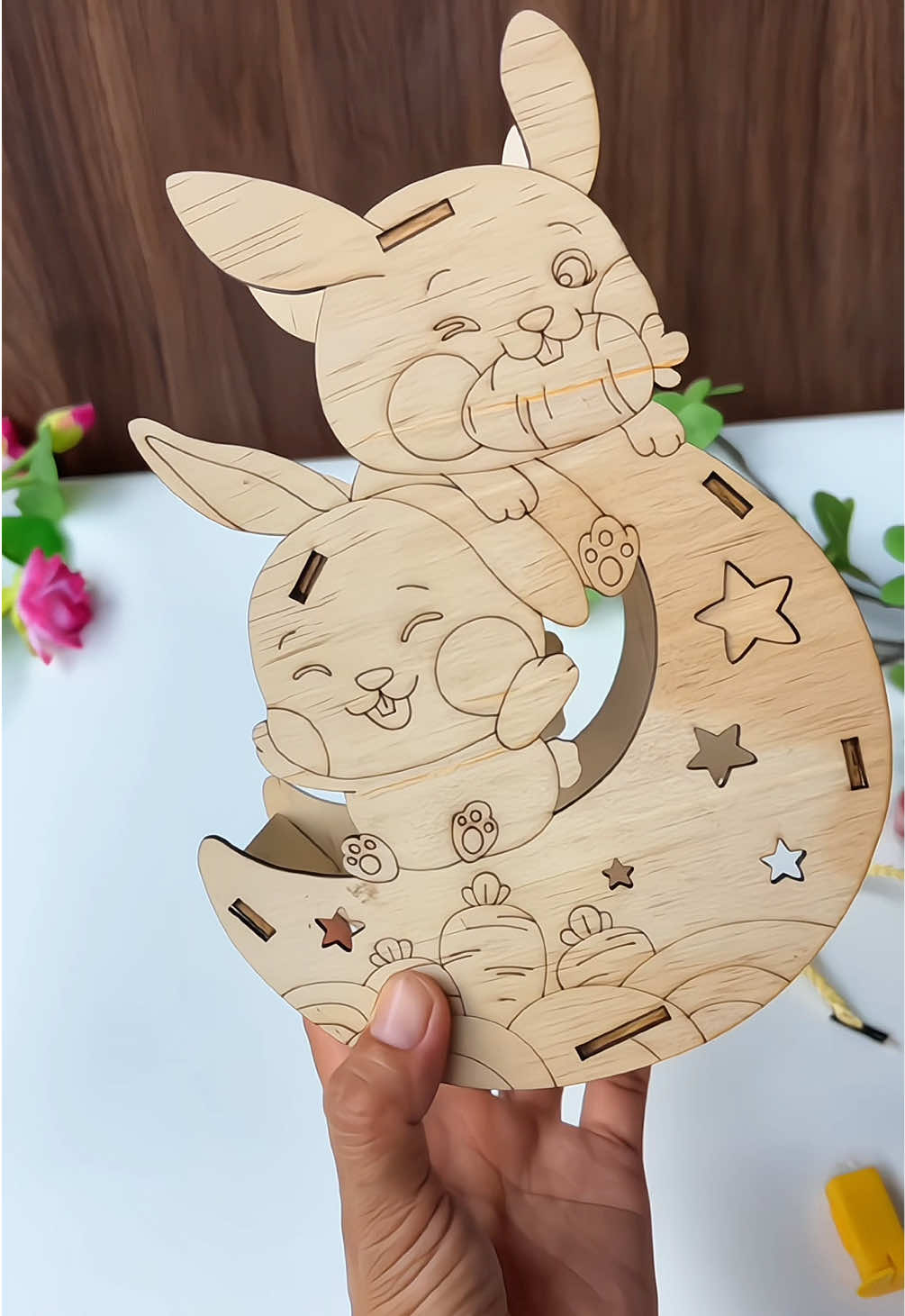 Đèn Lồng Trung Thu Bằng Gỗ DIY Giúp Bé Rèn Luyện Lắp Ghép Tô Màu Chơi Mà học#tiemmesu91 #denlongtrungthubanggo #denlongtrungthu #denlong #longdentrungthu #longden #trungthu2025 #tettrungthu 